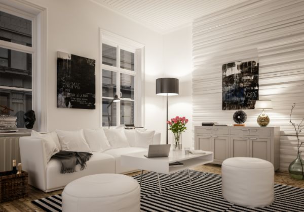 textures living room design