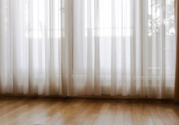 Master bedroom interior design - curtains
