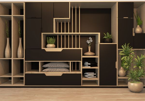 2 BHK flat design