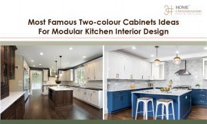 Most Famous two colour cabinet ideas for modular kitchen interior design