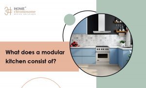 What does a modular kitchen consist of?