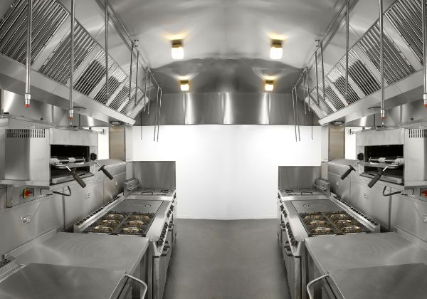 Modern commercial kitchen design