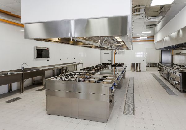 Modern commercial kitchen design