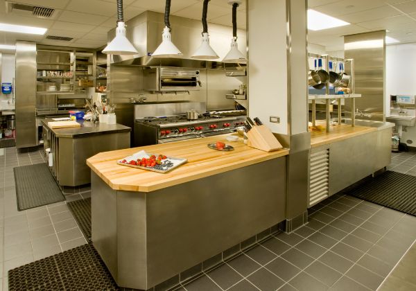 Modern commercial kitchen