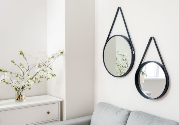 Mirrors in small house interior design