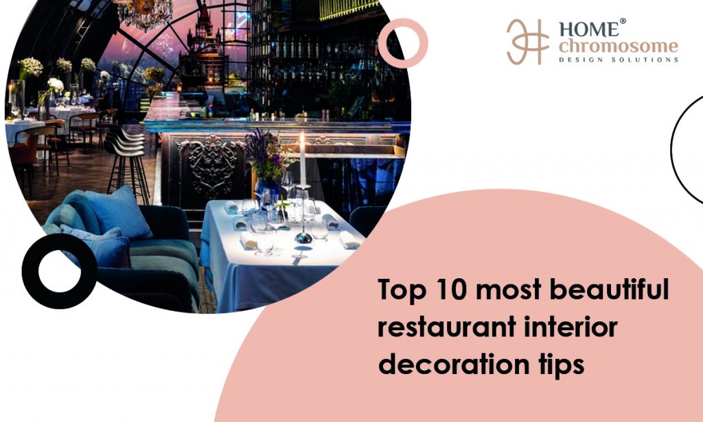 Restaurant interior decoration