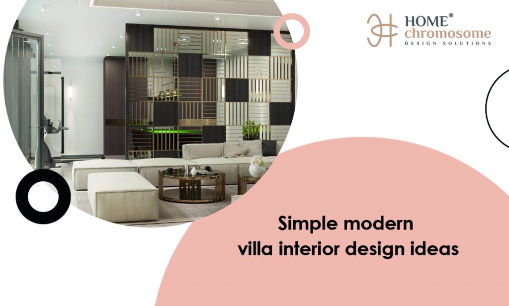 modern villa interior design