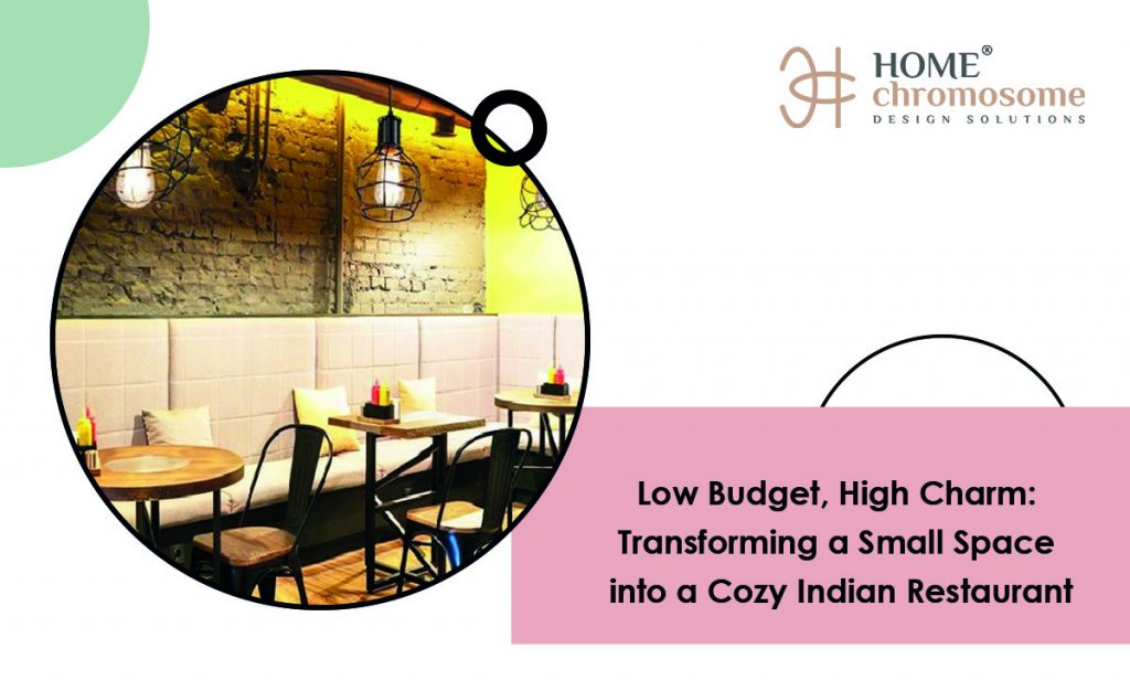low budget small restaurant design in Indian
